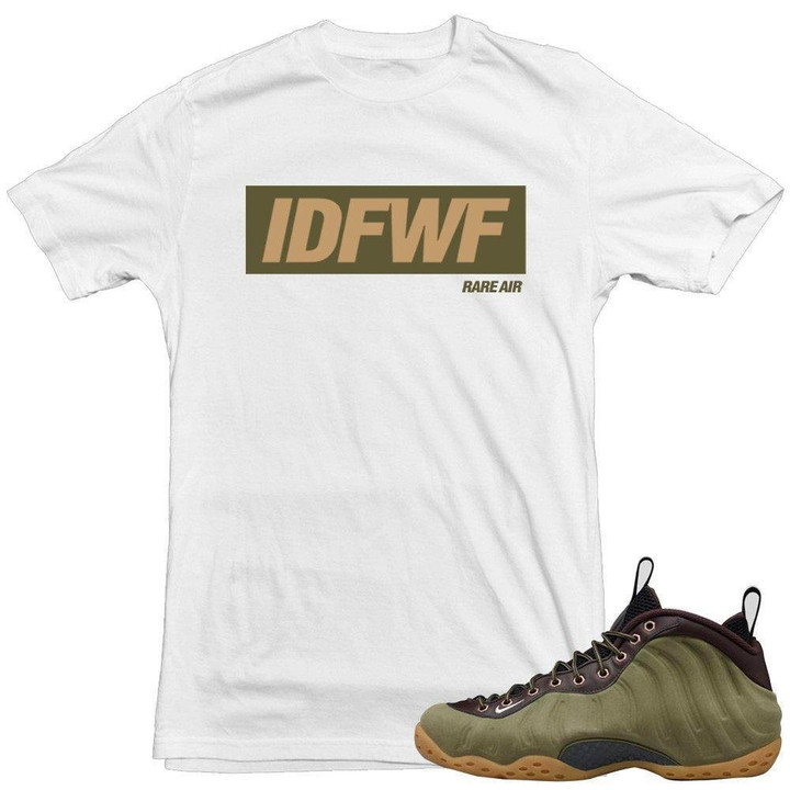 Olive Foams | Matching shirt "I Dont Fuck with Fakes" | White Shirt