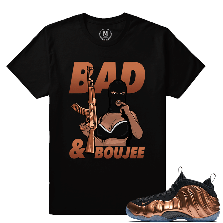 Match Copper Foams | Bad and Boujee | Black T shirt