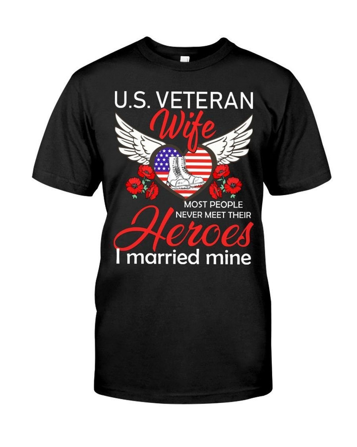 Us Veteran Wife-Hero Unisex T-shirt