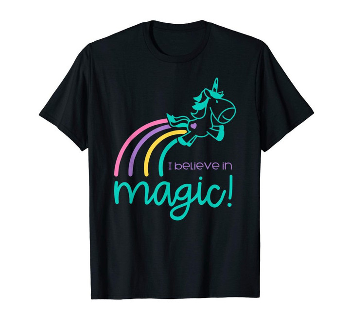 I believe in magic unicorn gift t-shirt