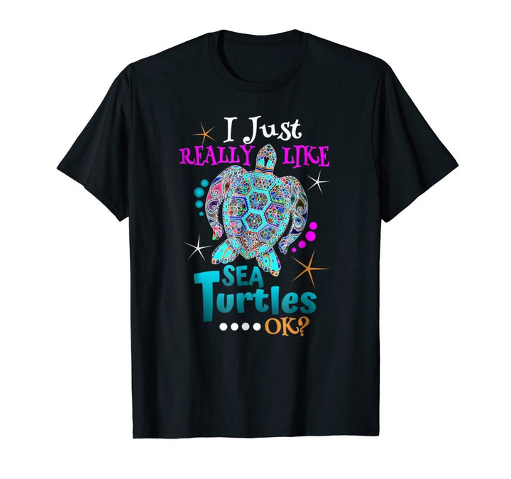 Ocean sea turtle shirt turtle lover gift turtle art t shirt