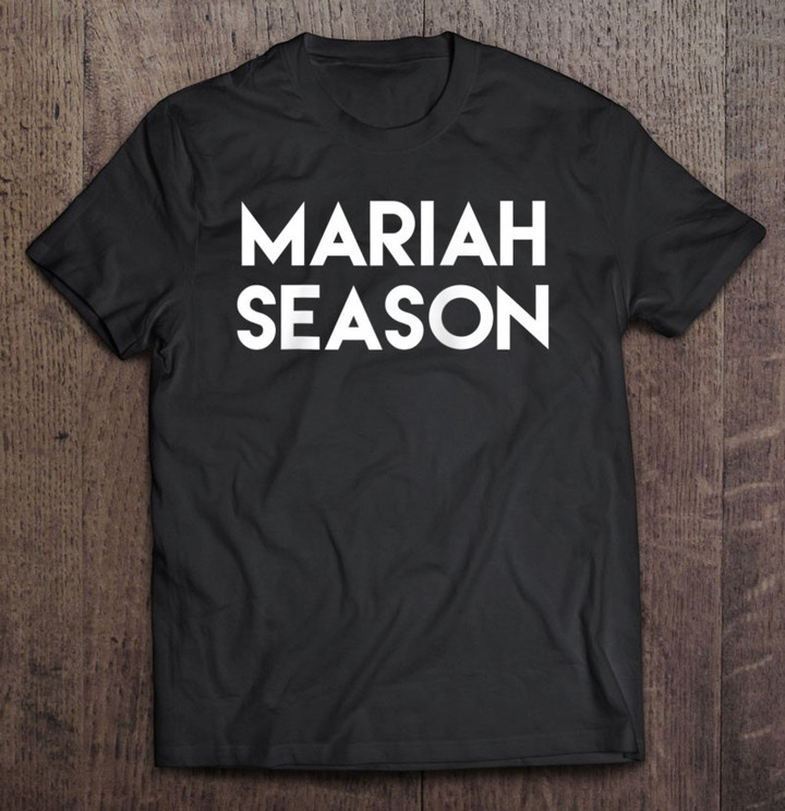 Mariah Season Is Here For Christmas Raglan Baseball Tee Unisex T-Shirt