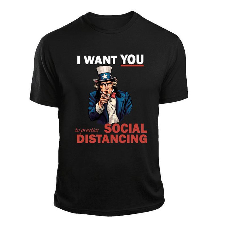 Uncle Sam Social Distancing T-Shirt
