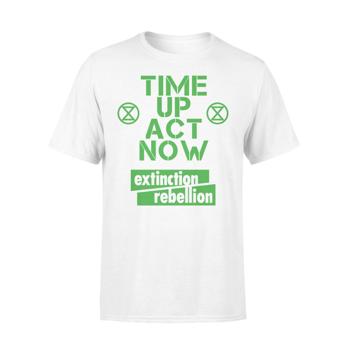Walk The Talk Extinction Rebellion Time Up Act Now T-shirt