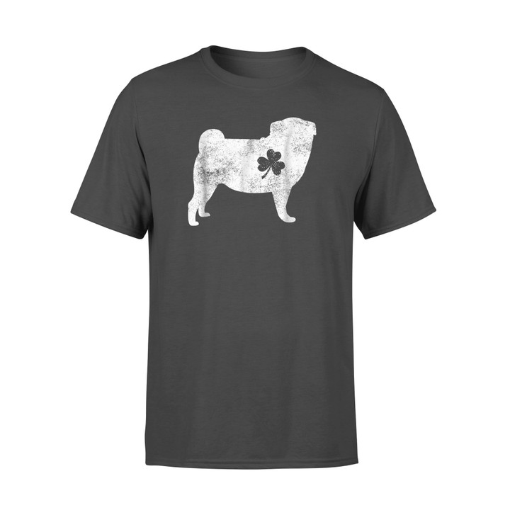 Pug Irish Clover St Patricks Day Dog Lover GiftsT-Shirt
