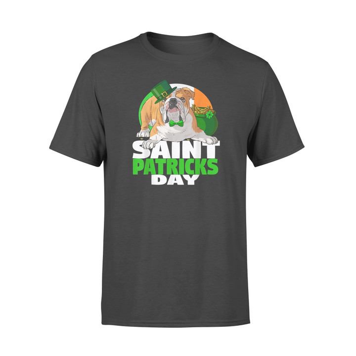 English Bulldog Leprechaun St Patricks Day T-Shirt