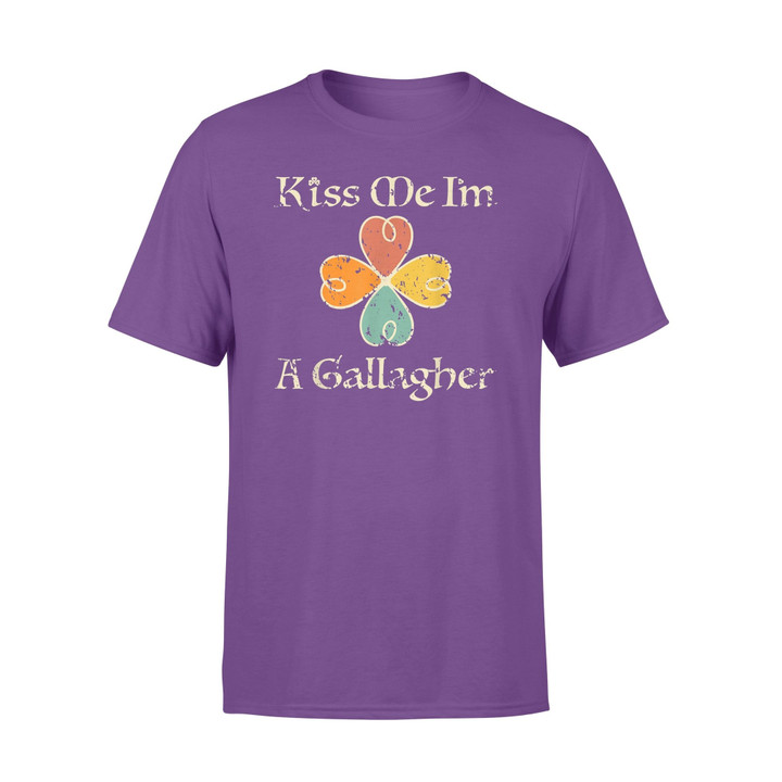 Kiss Me I'm A Gallagher Irish St Patrick's Day Funny T-Shirt