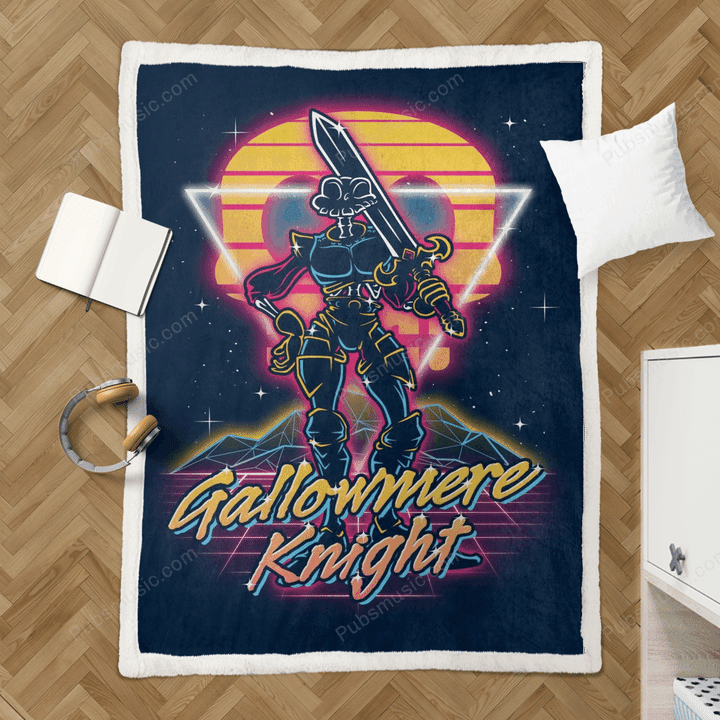 Retro Gallowmere Knight - Retro Characters Sherpa Fleece Blanket