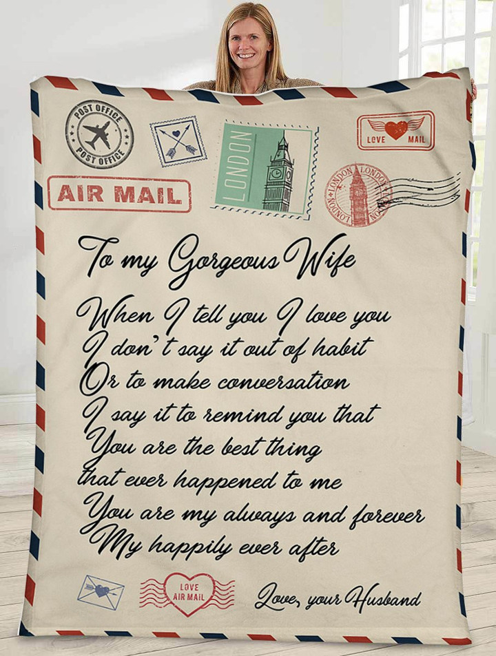 To My Wife - Airmail - You Are The Best Thing - Blanket 131