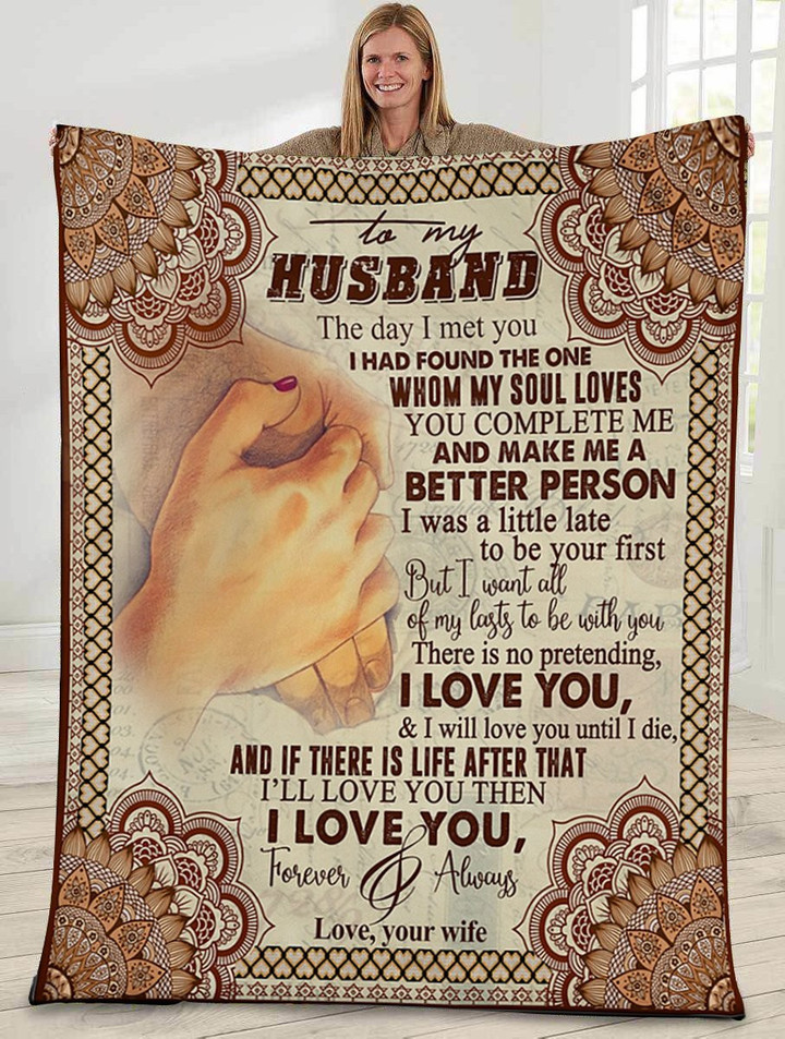 To My Husband - The Day I Met You - Blanket 131