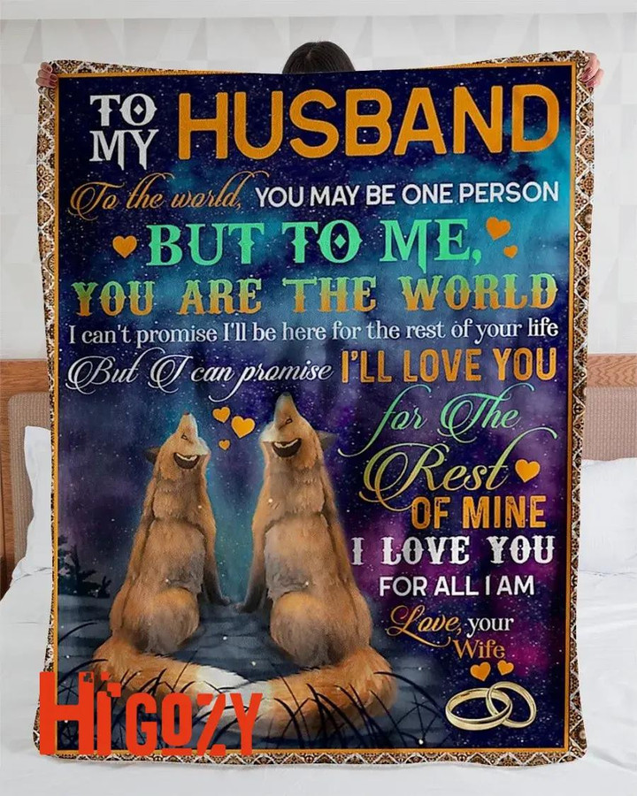 Gift For Valentine's Day To My Husband - Special Blanket - TA863