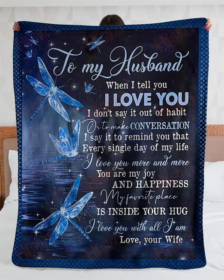 Gift For Valentine's Day To My Husband - Special Blanket - TA853
