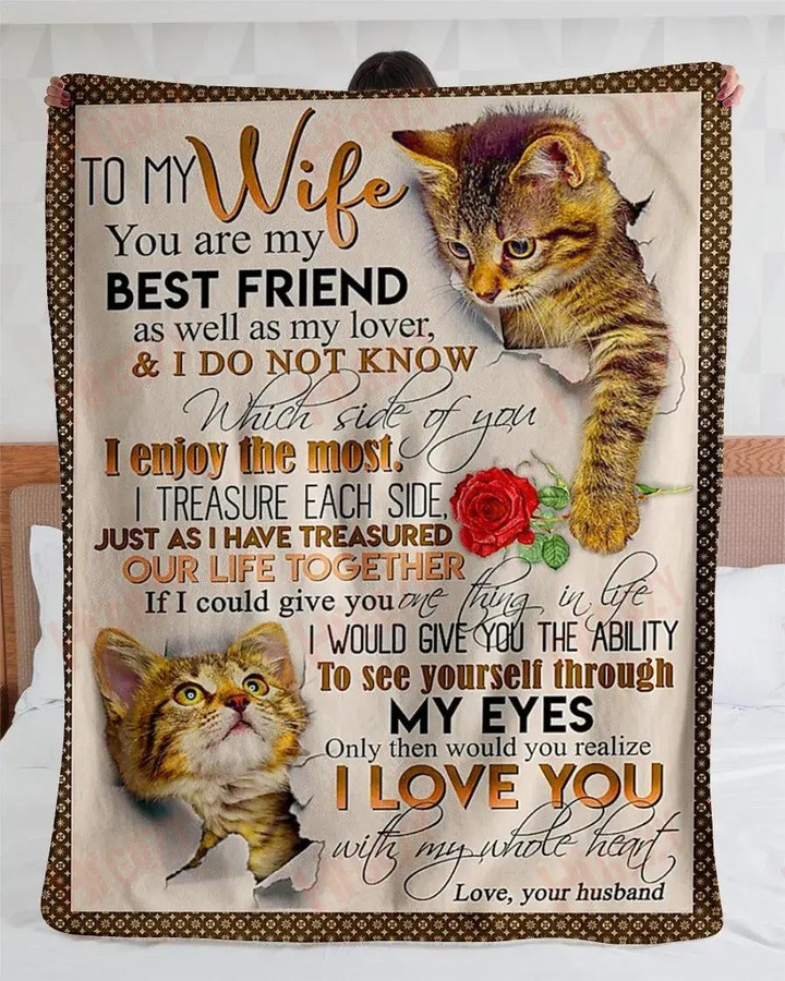 Gift For Valentine's Day To My Wife - Special Blanket For Wife - TA883