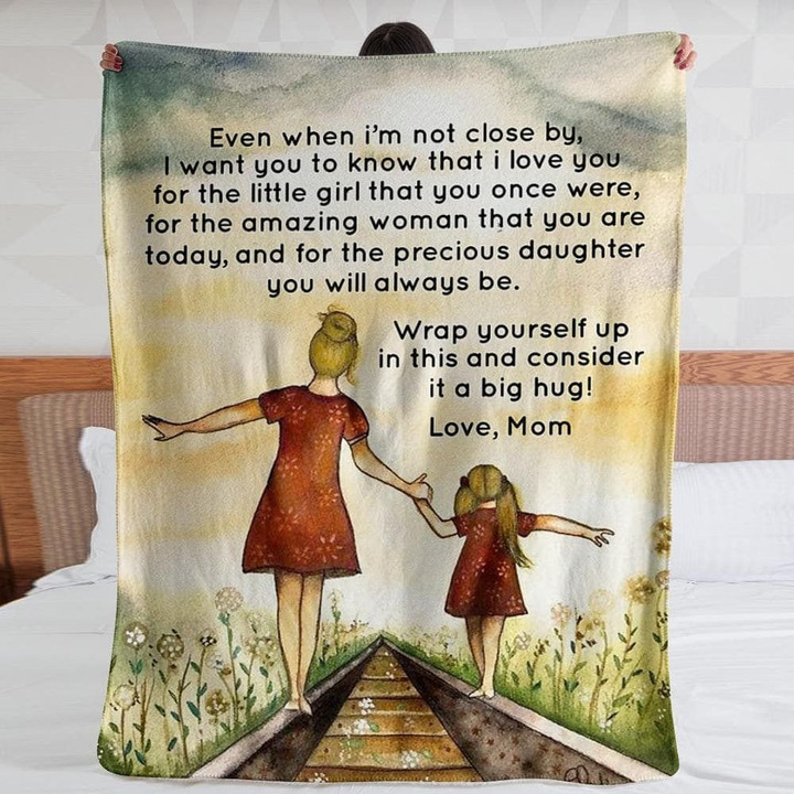 Wrap Yourself Up In This Gift For Daughter Fleece Blanket
