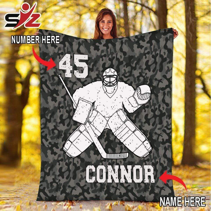 Custom Blankets Hockey Goalie #031019V