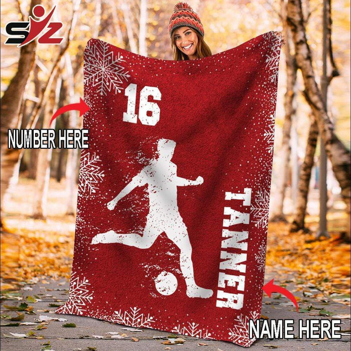 Custom Blankets - Chrismas Soccer Blanket #221019V