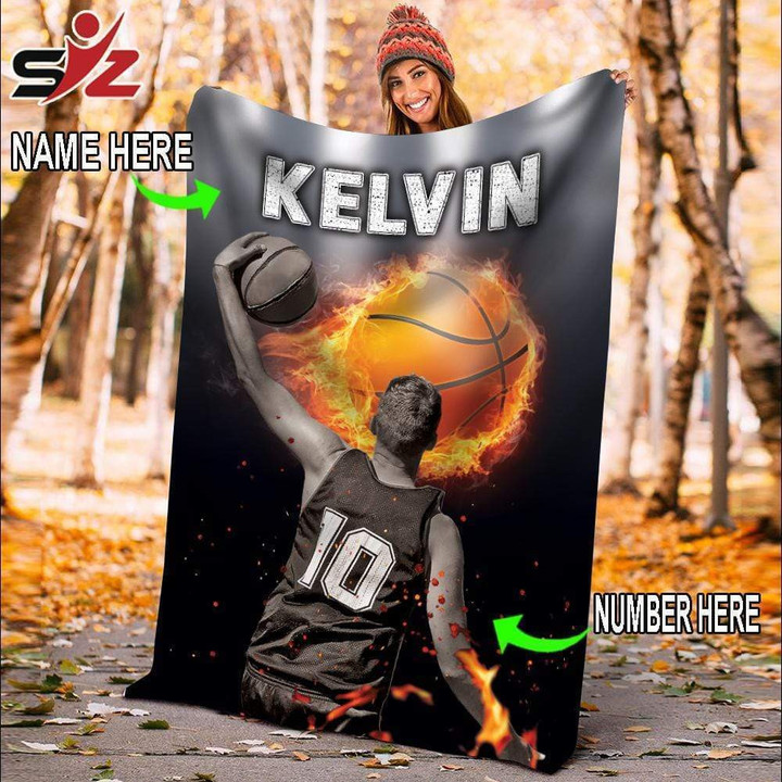 Custom Blankets Basketball Player #111119V