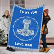 To My Son Clh2612483F Sherpa Fleece Blanket