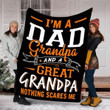 Im A Dad Grandpa Great Clh2612254F Sherpa Fleece Blanket