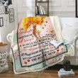 Never Forget That I Love You, Grandma To Granddaughter Sofa Throw Blanket Np350