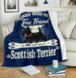 Scottish Terrier Clm1810153S Sherpa Fleece Blanket