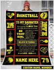 Blanket - Basketball - To My Daughter - Be That Girl