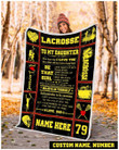 Blanket - Lacrosse - To My Daughter - Be That Girl