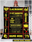 Blanket - Lacrosse - To My Daughter - Be That Girl