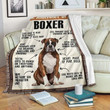 Boxer Anatomy Gs-Cl-Dt1304 Sherpa Fleece Blanket