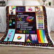 Lgbt Fleece Blanket - They Whispered To Her You Cannot Withstand The Storm - Gifts For Girlfriend Lgbt
