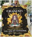 Blanket - Hippie - To My Grandma - Love Grandson