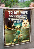 Cat To My Wife Cl05100113Mdf Sherpa Fleece Blanket