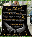 Teemodel - Blanket - To My Husband - I Choose You To Always