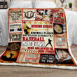 Proud Baseball Mom Cl2709380Mdf Sherpa Fleece Blanket