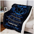Son Wherever Your Journey In Life May Take You Cla1910155F Sherpa Fleece Blanket