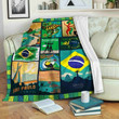 Brazil Clm2711359S Sherpa Fleece Blanket