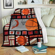 Basketball Clm2711183S Sherpa Fleece Blanket