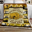 To My Son I Will Always Be Your Dad Cl281089Mdf Sherpa Fleece Blanket