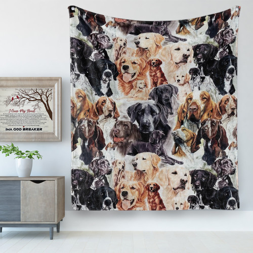 Dog Blankets And Throws - You Will Have A Bunch Of Dogs Fleece Blanket - Special Gift For Dog Lovers