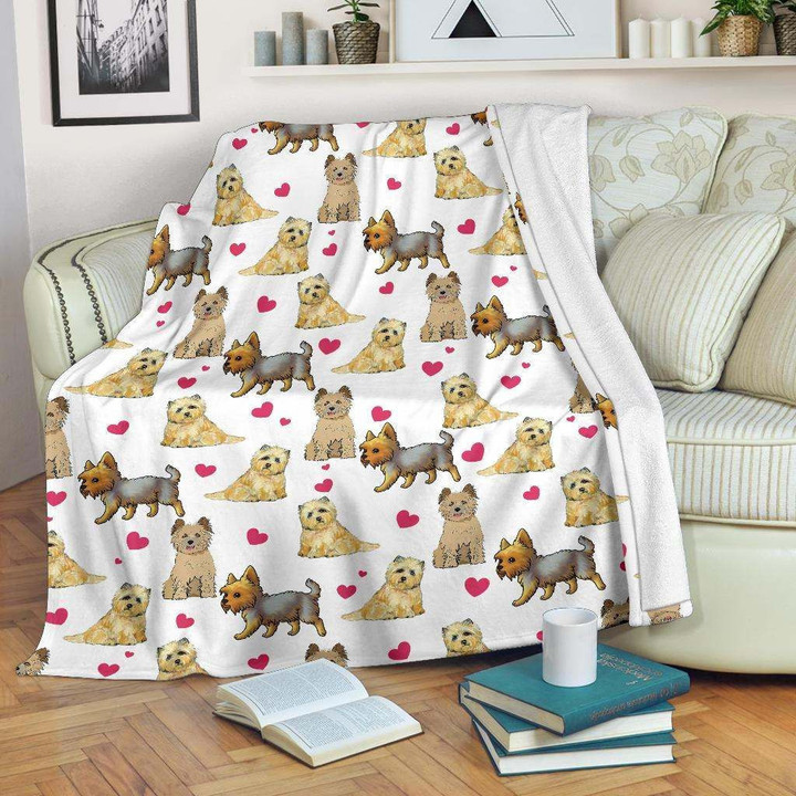 Cairn Terrier Heart Blanket Dhc27114382Dd