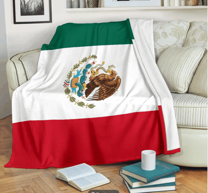 Mexico Clm1810115S Sherpa Fleece Blanket