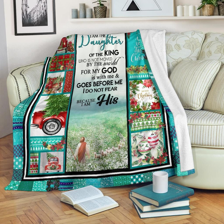 To My Daughter Christmas Cl05110569Mdf Sherpa Fleece Blanket