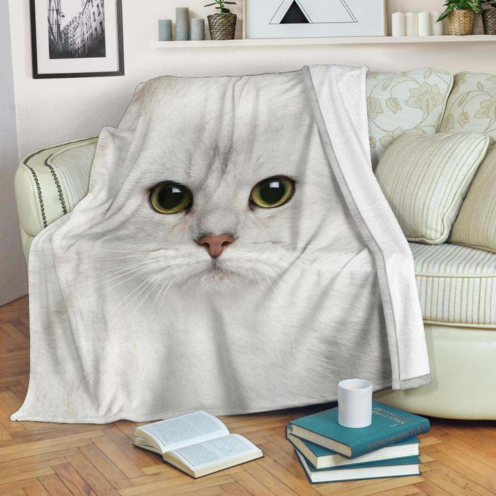 Cat White Face Hair Blanket Dhc27114222Dd