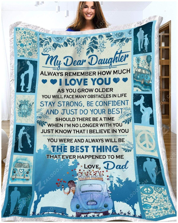 Blanket - Hippie - The Best Thing - Love Dad (Daughter)