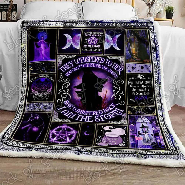 I Am The Storm Witch Gs-Cl-Ld3010 Sherpa Fleece Blanket