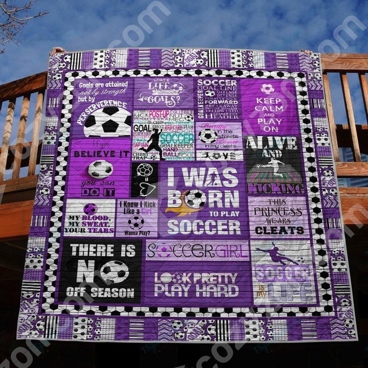 Soccer Girl Blanket Ll