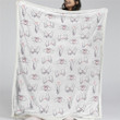 Love Icons Sherpa Fleece Blanket