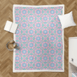 Pastel Retro Pattern 03 - Retro Patterns Sherpa Fleece Blanket