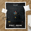 Pac Man - Retro Pixel Art Sherpa Fleece Blanket