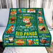 Red Panda Are My Favorite Gs-Nt2002Lb Fleece Blanket